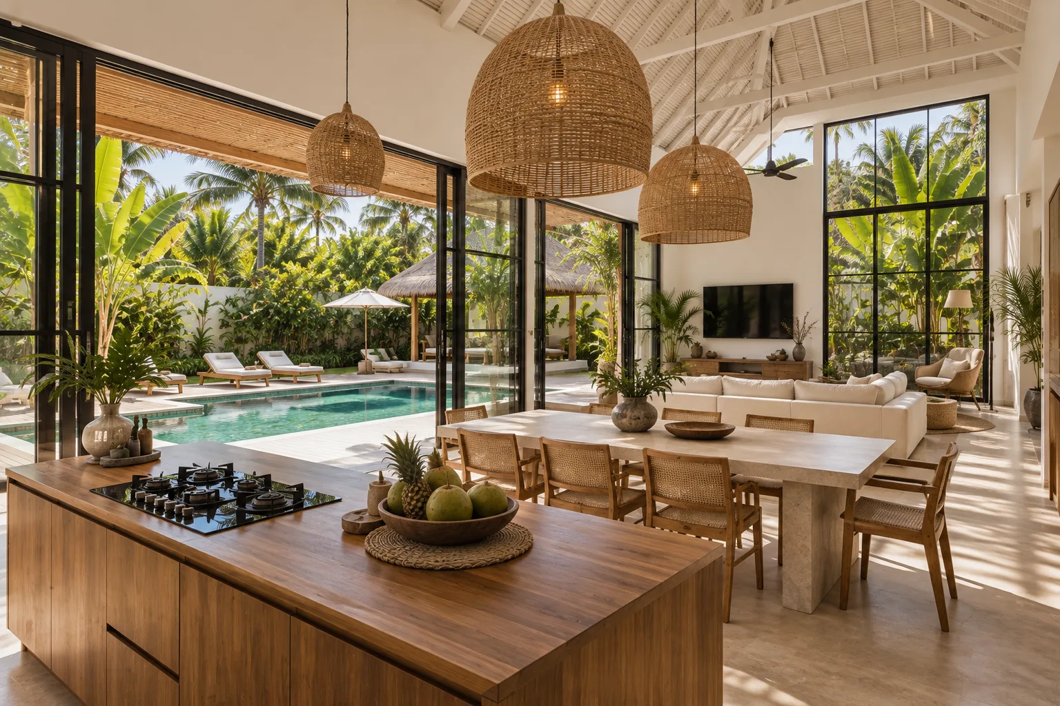 Kitchen at Villa Argos